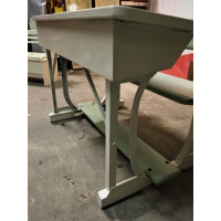 Vintage schoolbankje van de firma Rothuizen uit Heelsum nr 8